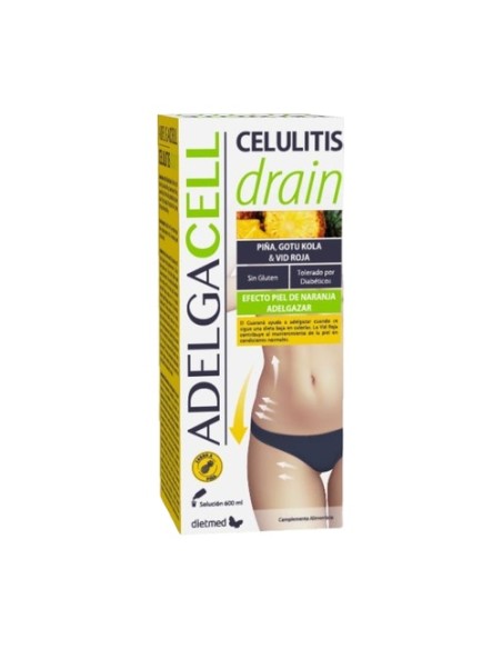 Adelgacell celulitis drain 600 ml (Piña) Dietmed