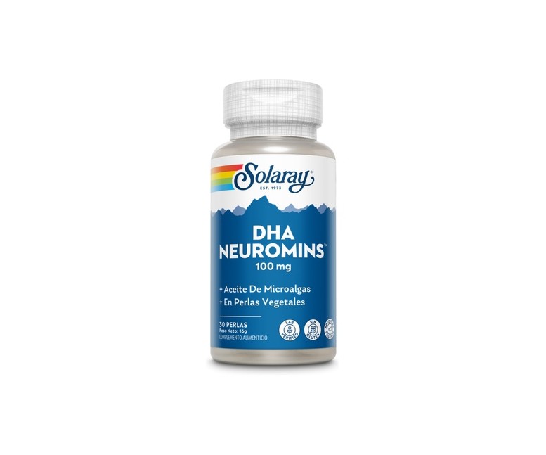 Dha Neuromins 30 cápsulas de 1000mg Solaray