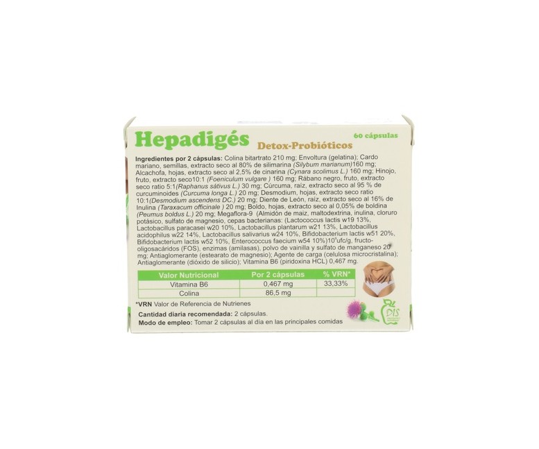 Hepadiges 60 cápsulas Dis