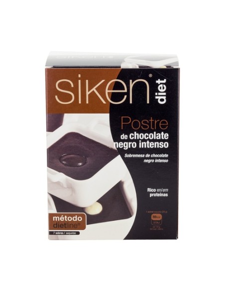 Postre Chocolate Negro 7 sobres Siken