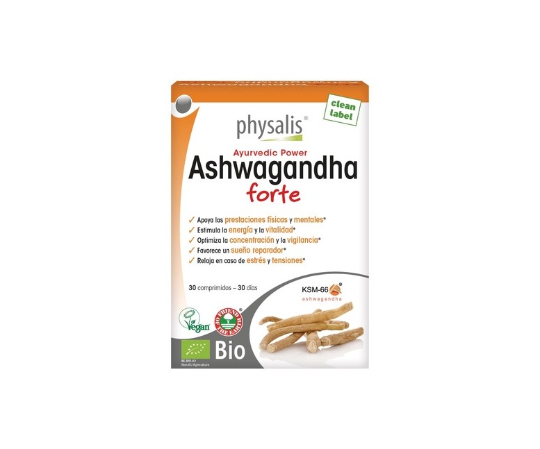 Ashwagandha forte Bio 30 comprimidos Physalis