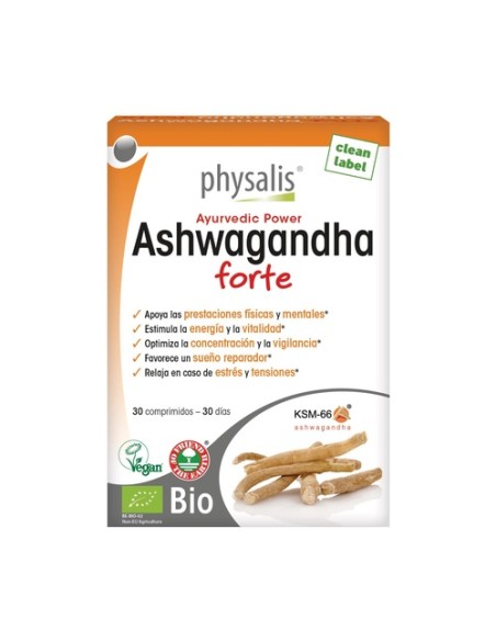 Ashwagandha forte Bio 30 comprimidos Physalis