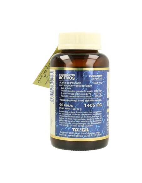 Omega 3 2400 tg 90 perlas de 1405mg Estado Puro