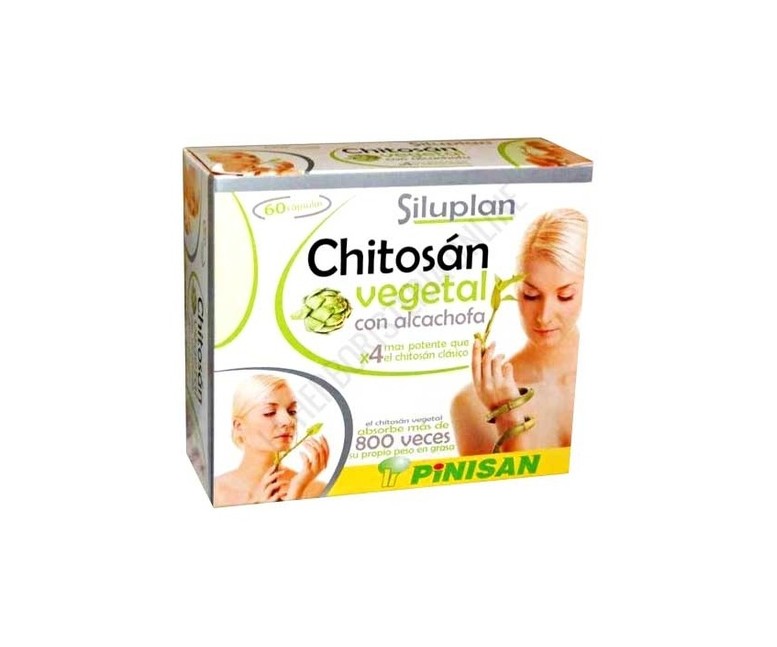 Siluplan Chitosan Vegetal 60 cápsulas Pinisan