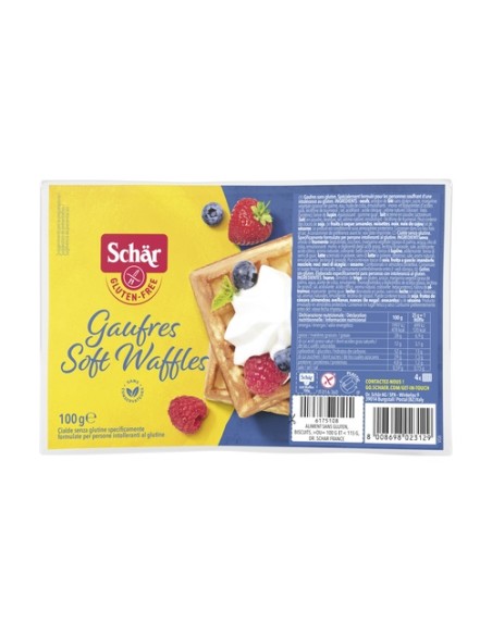 Gofres sin gluten 4 unidades de 25g Schär