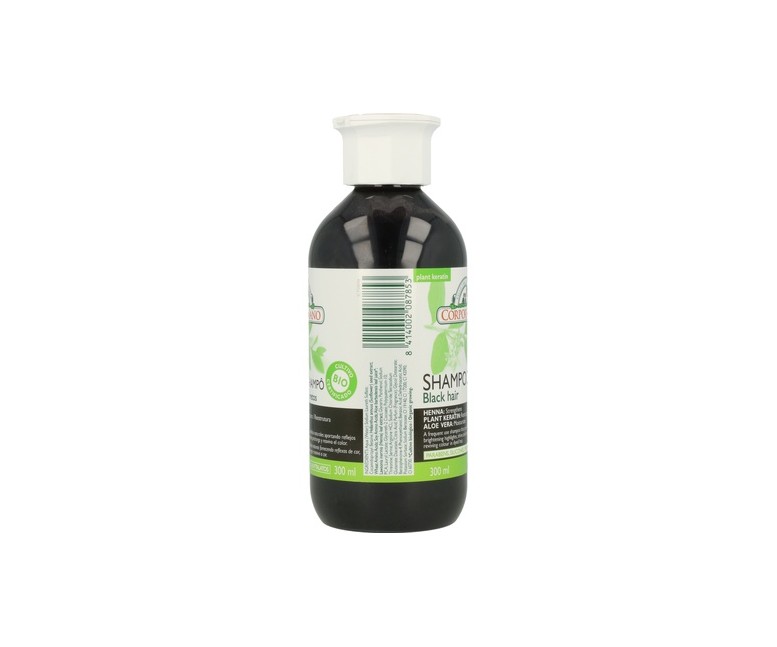 Champú Henna Palo Campeche Negro 300 ml de gel Corpore Sano