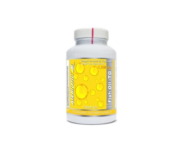 Fish oil tg aceite de pescado 1300mg 120 cápsulas Airbiotic