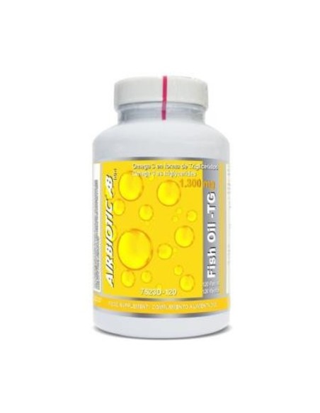 Fish oil tg aceite de pescado 1300mg 120 cápsulas Airbiotic