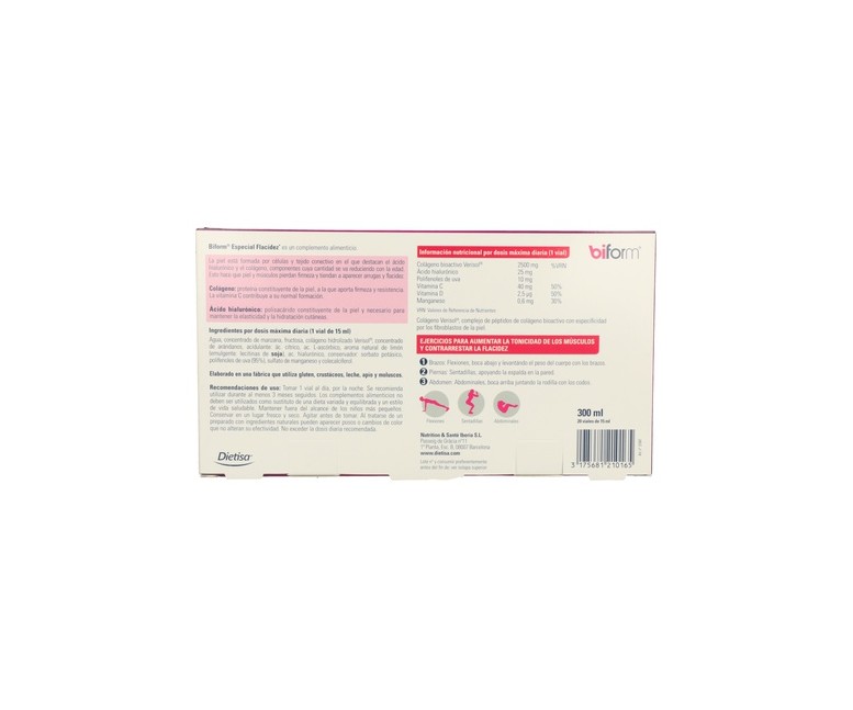 Especial flacidez 20 viales Biform