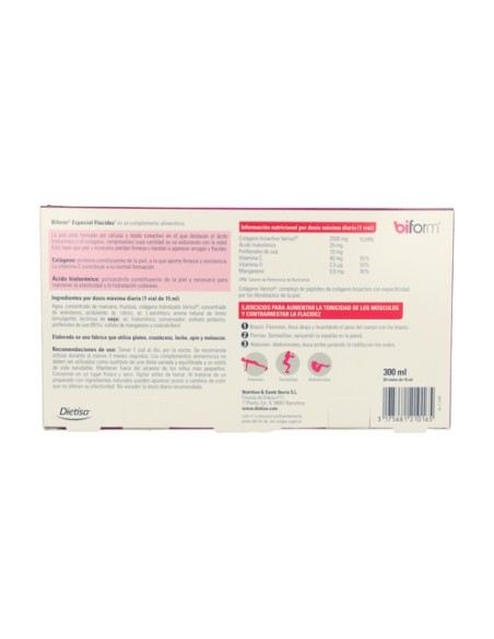 Especial flacidez 20 viales Biform
