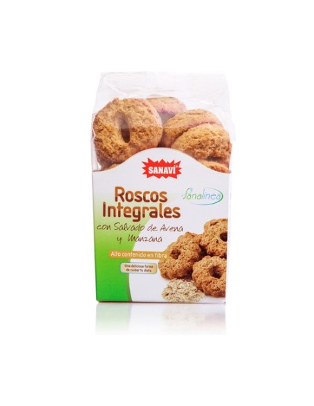 Roscos Avena y Manzana 150 g Sanavi