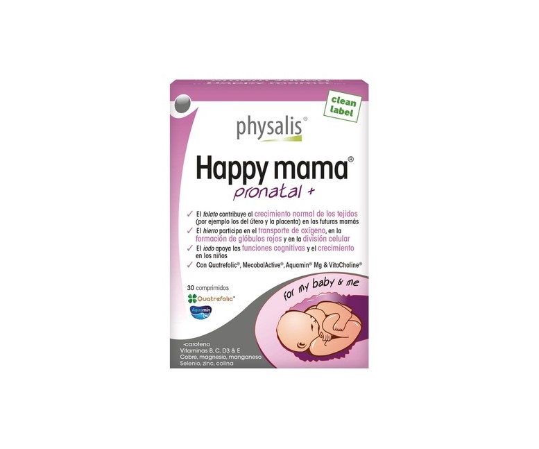 Happy Mama Pronatal+ 30 comprimidos Physalis