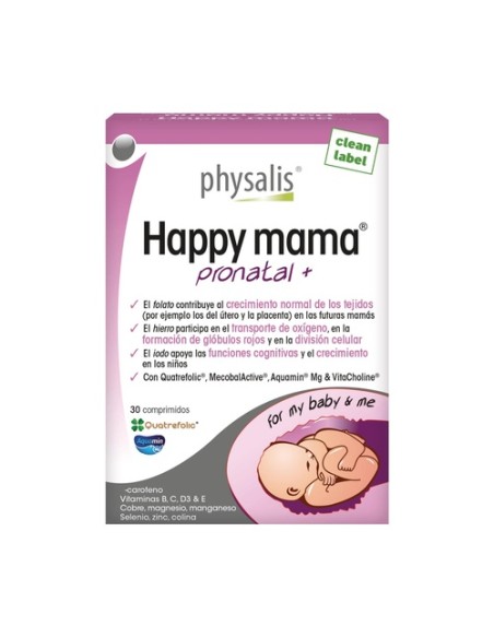 Happy Mama Pronatal+ 30 comprimidos Physalis