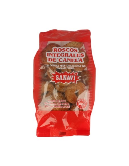Roscos integrales de canela 400 g Sanavi