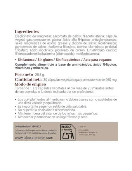 Metabolic Pur 60 cápsulas LCN