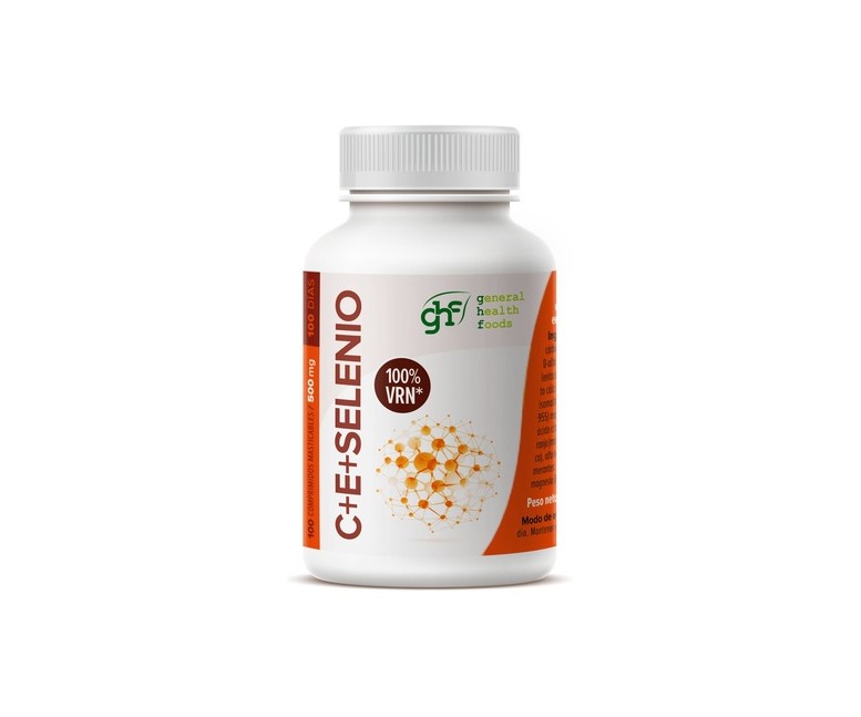 Antioxidante C+E selenio 100 comprimidos masticables de 500 mg GHF