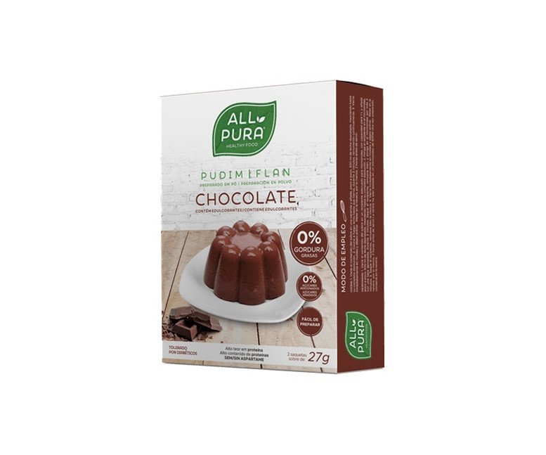 Flan chocolate zero 2 unidades de 27g Dietmed