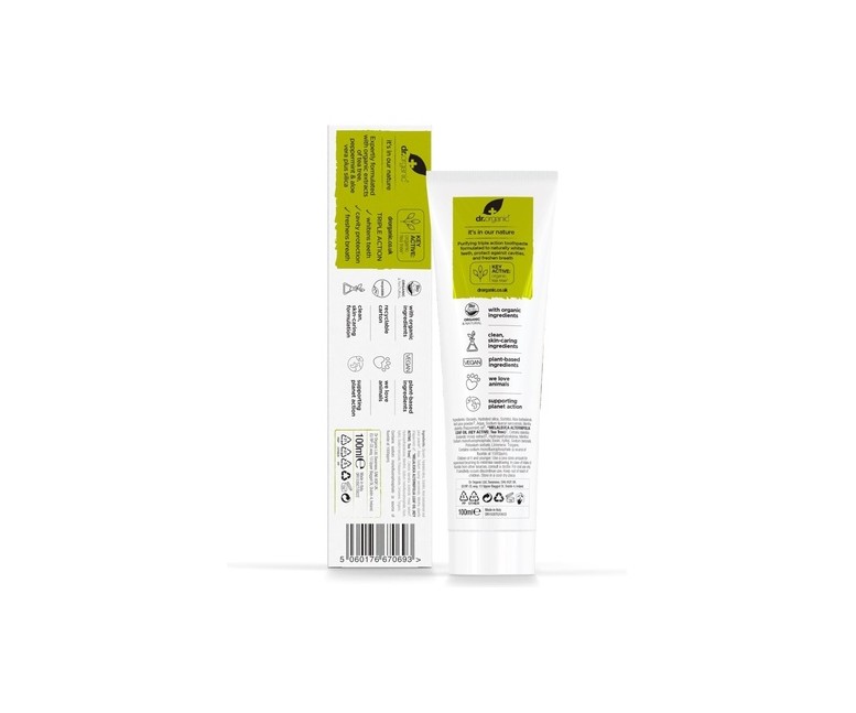 Pasta de Dental de Árbol té orgánico 100 ml Dr. Organic