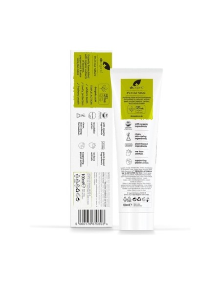 Pasta de Dental de Árbol té orgánico 100 ml Dr. Organic