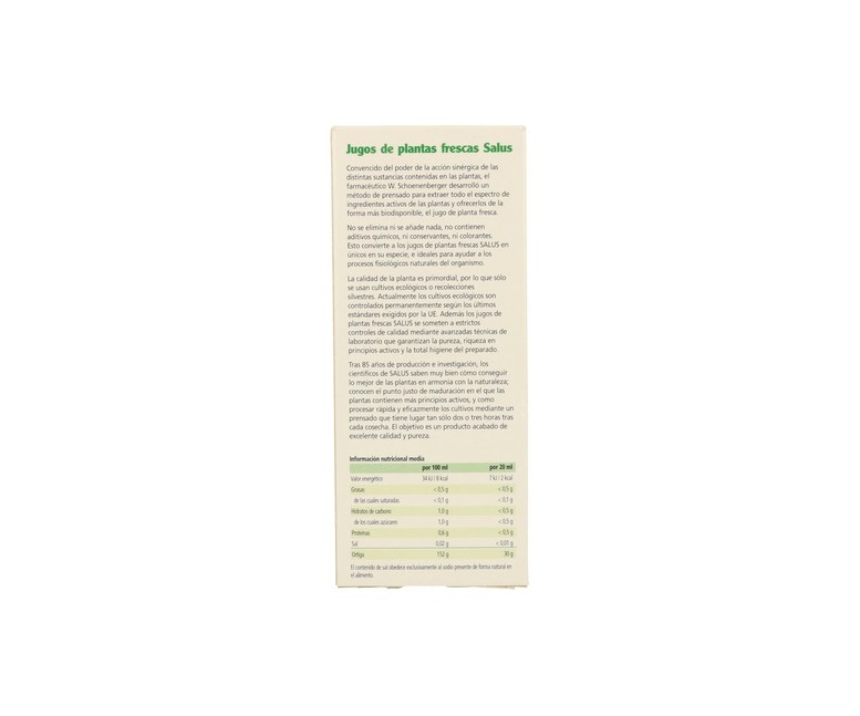 Jugo natural de Ortiga Bio 200 ml Salus