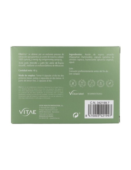 OlioVita 60 cápsulas Vitae