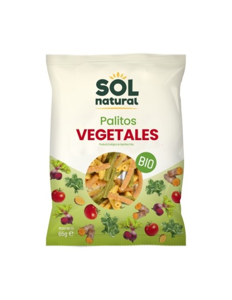 Snack palitos vegetales Bio 70 g Sol Natural