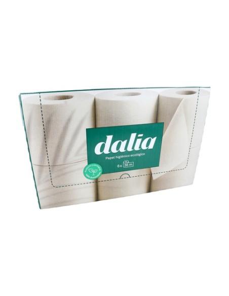 Pack Rollos Papel Higiénico Doble Capa Bio 6 unidades Dalia