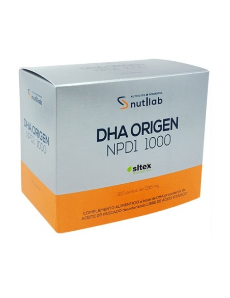 Dha origen ndp1 1000 blister 120 perlas Nutilab
