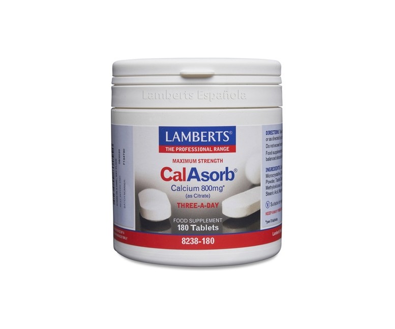CalAsorb 180 tabletas de 800mg Lamberts