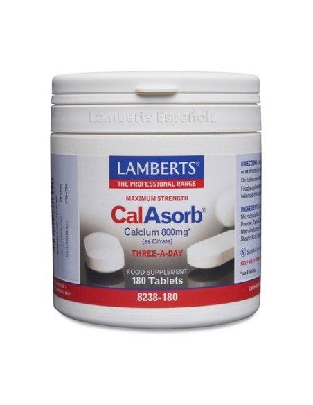 CalAsorb 180 tabletas de 800mg Lamberts