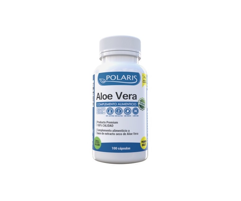 Aloe vera tránsito intestinal 100 cápsulas Polaris Fórmula