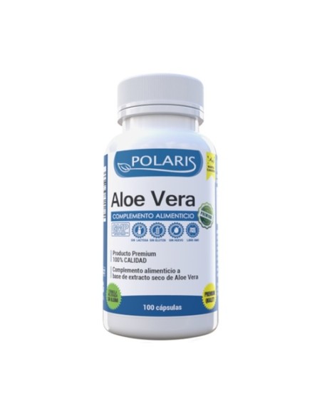Aloe vera tránsito intestinal 100 cápsulas Polaris Fórmula