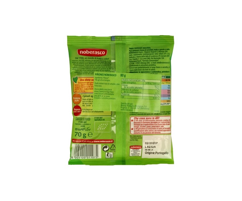 Piñones Noberasco 70 g Noberasco