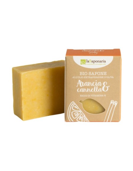 Naranja y canela (rica en vitamina E) 1 unidad de 100g La Saponaria
