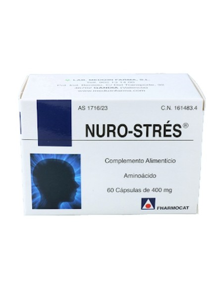 Neuro-Strés 60 cápsulas de 400mg Fharmocat