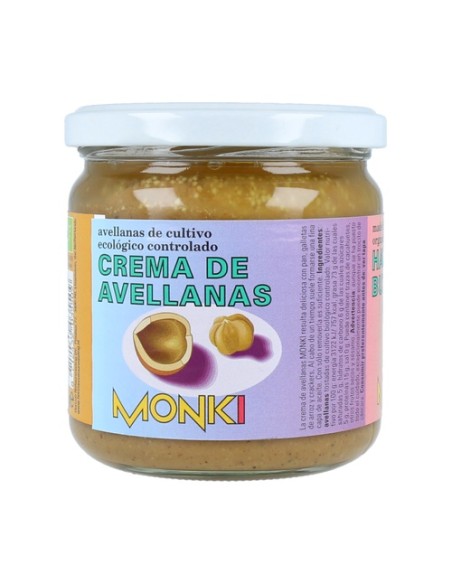 Crema de avellanas Bio 330 g Monki