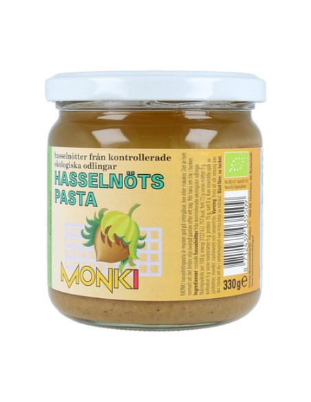 Crema de avellanas Bio 330 g Monki