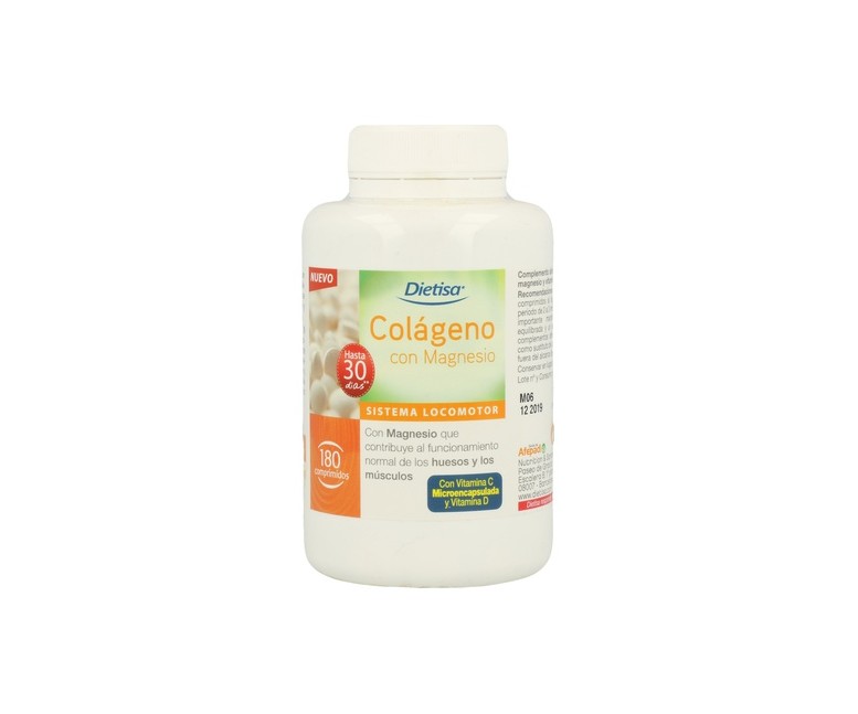 Colágeno Con Magnesio 180 comprimidos Dietisa