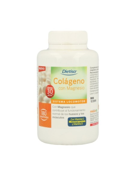 Colágeno Con Magnesio 180 comprimidos Dietisa