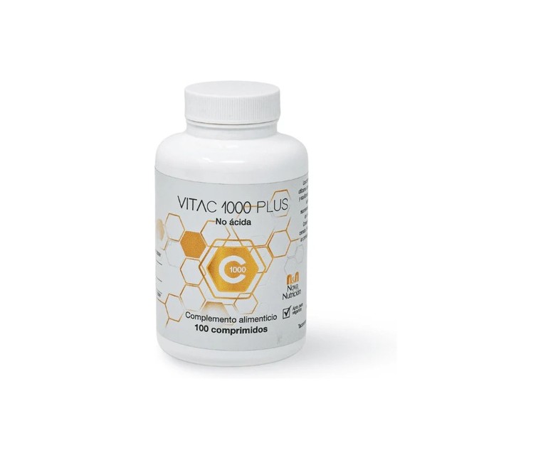 VitaC 1000 plus no ácida 100 comprimidos n&n Nova Nutricion