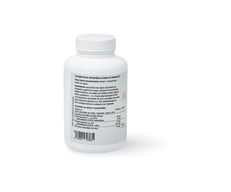 VitaC 1000 plus no ácida 100 comprimidos n&n Nova Nutricion