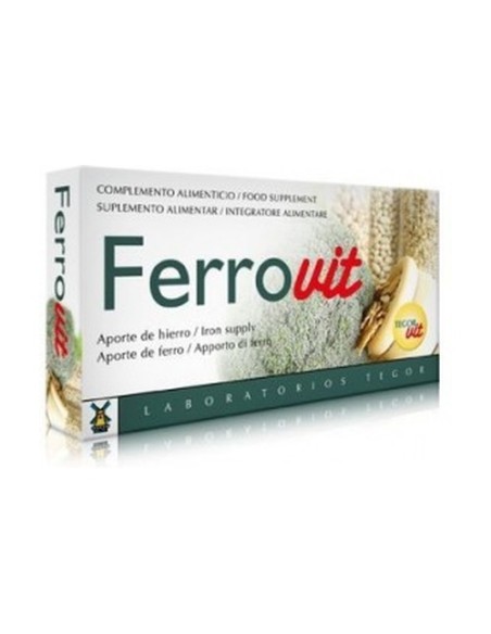 Ferrovit Vitablets 30 comprimidos Tegor