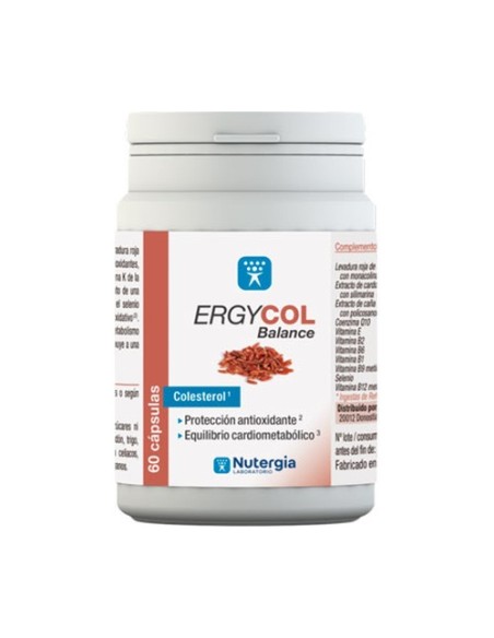 Ergycol balance 60 cápsulas vegetales Nutergia
