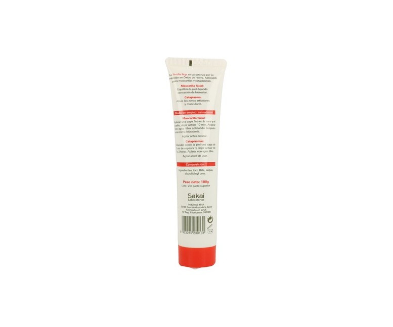 Arcilla Roja Tubo 100 g Sakai
