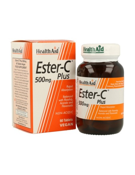 Ester C Plus 60 comprimidos de 500mg Health aid