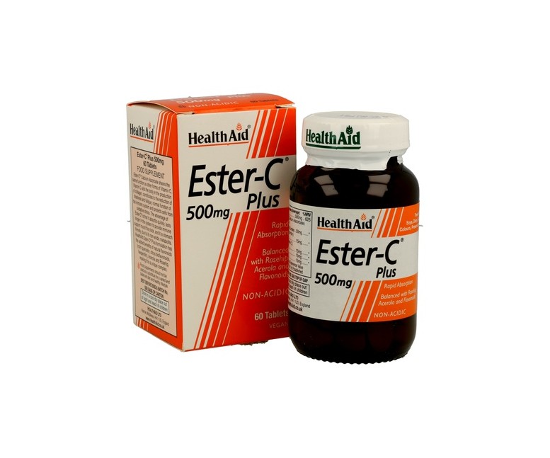 Ester C Plus 60 comprimidos de 500mg Health aid