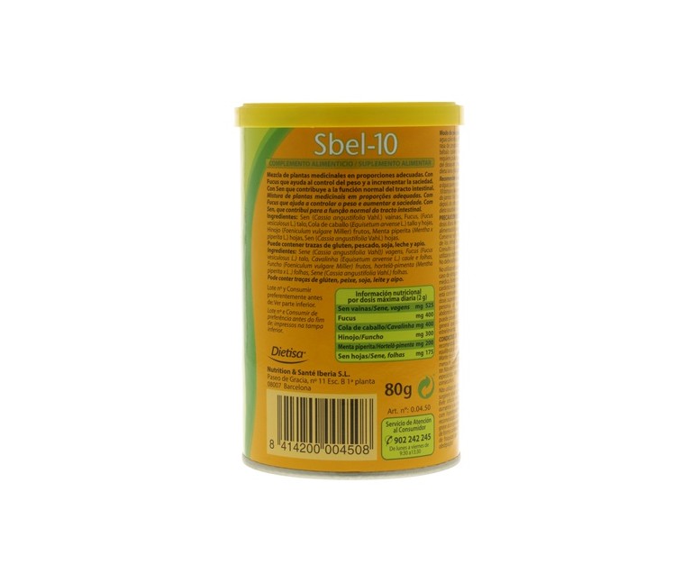 Dietkum Sbel 10 80 g de crema Dietisa