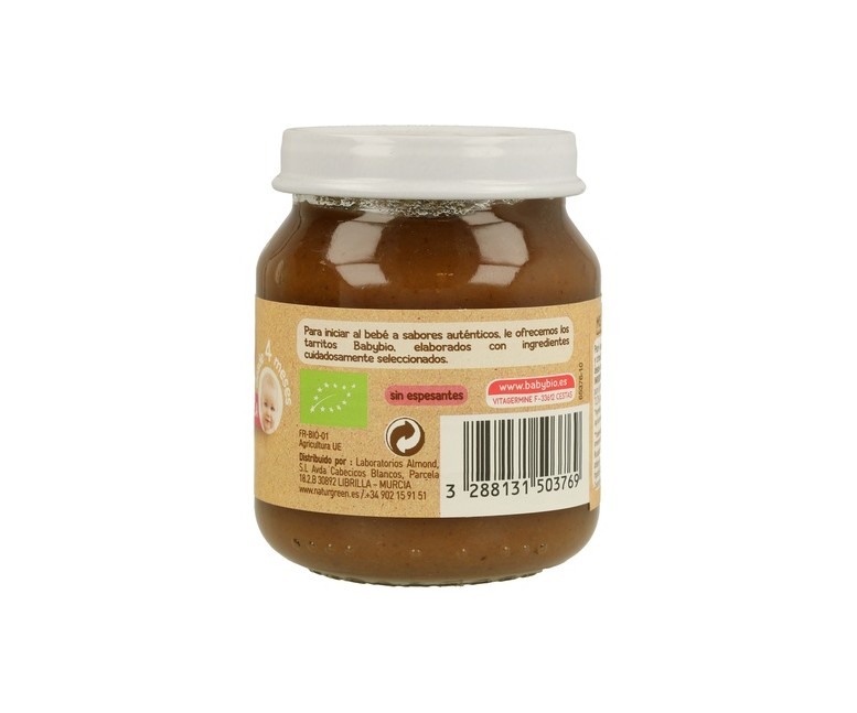 Tarrito De Manzana Y Ciruela 4m+ 130 g Babybio