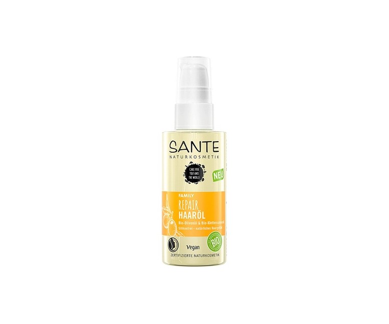 Aceite capilar reparador oliva y bardana bio 75 ml de aceite Sante