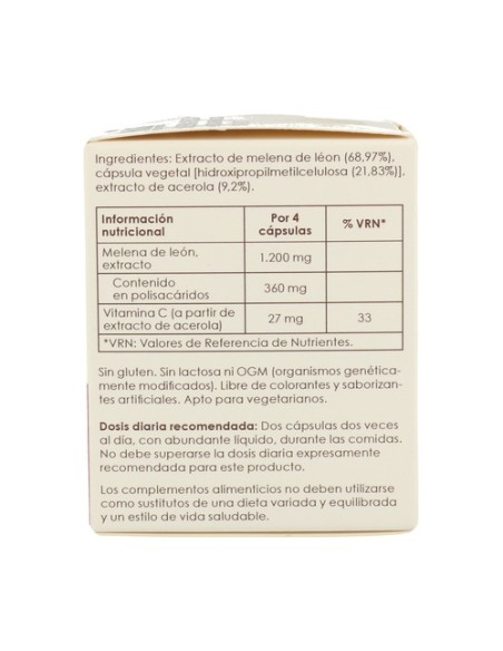 Extracto Melena de León Puro 60 cápsulas Hawlik